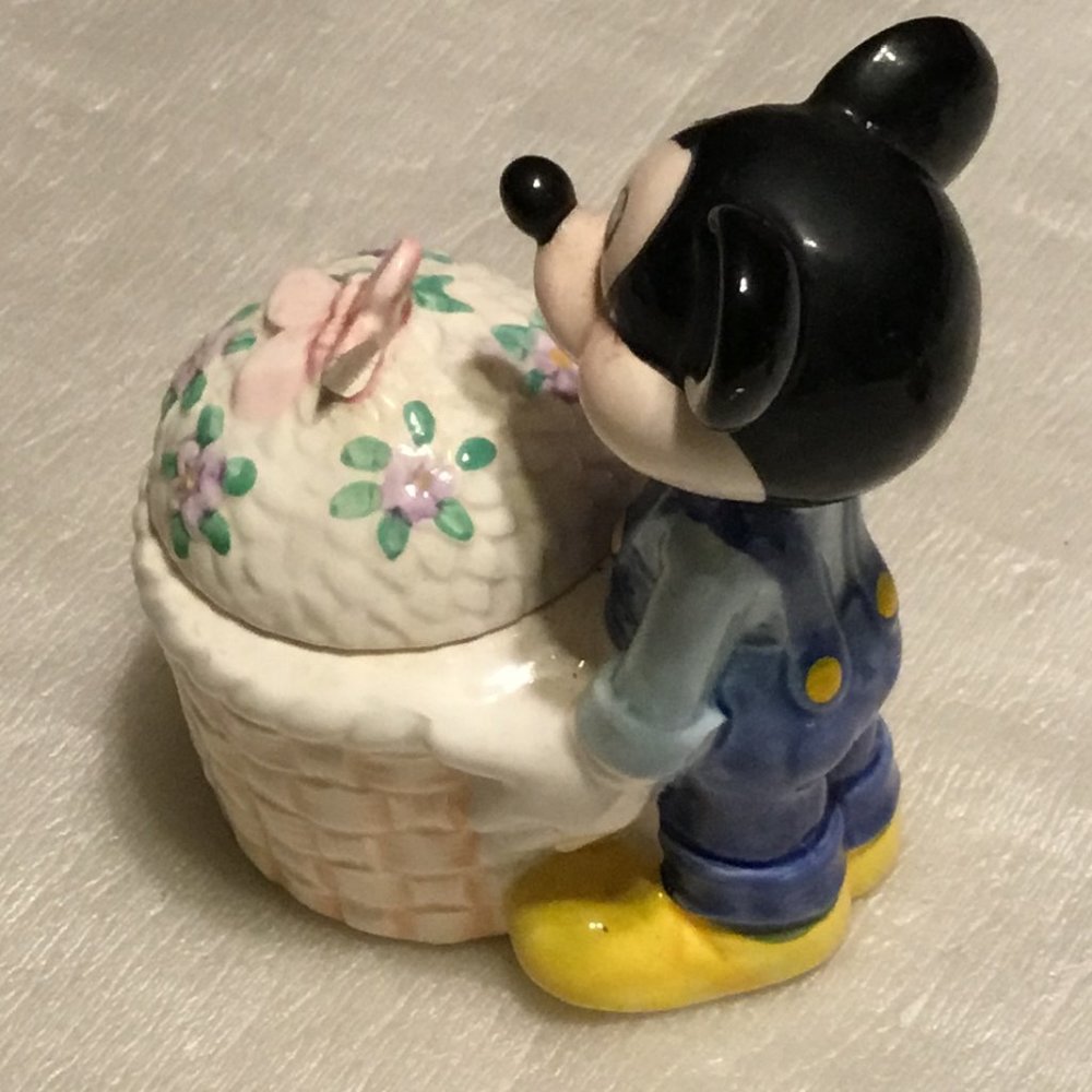 Vintage Walt Disney Mickey Mouse & Minnie figural sugar & creamer set - Picture 7 of 10